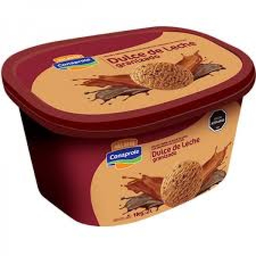 Cassata 2 litros Conaprole dulce de leche granizado