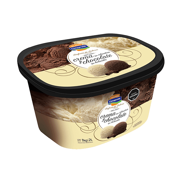 Helado Sinfonia 2lt Conaprole crema y chocolate