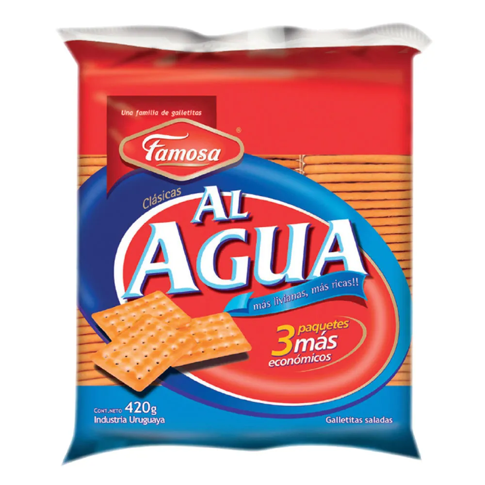 Galletitas Famosa Al Agua 420g
