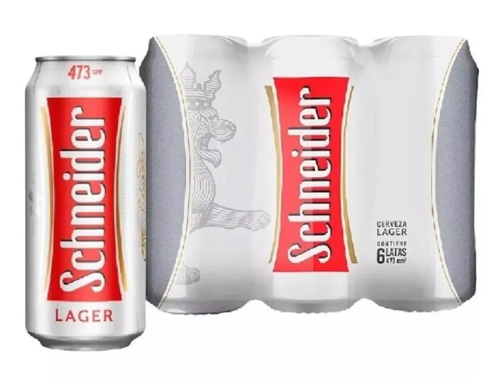 Funda lata Schneider 473cc x 6