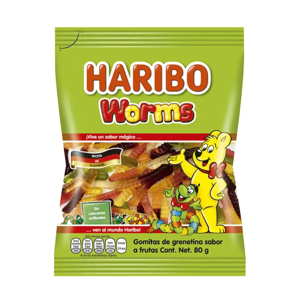 Haribo Worms 80g
