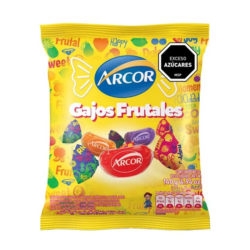 Caramelos Frutales Arcor 150g 