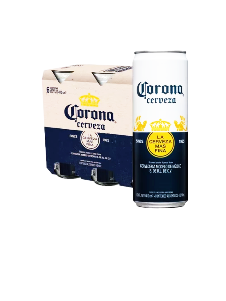 Funda lata Corona 473ml x 6