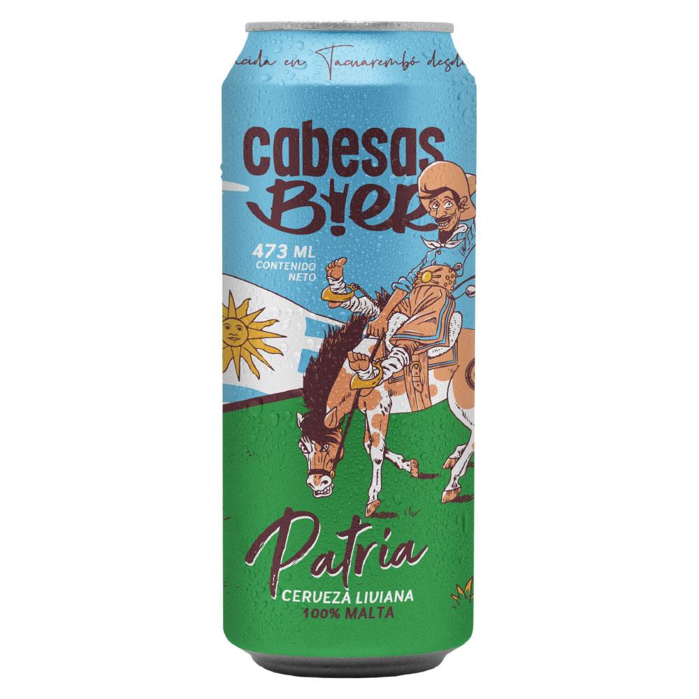 Lata Cabesas Patria 473ml