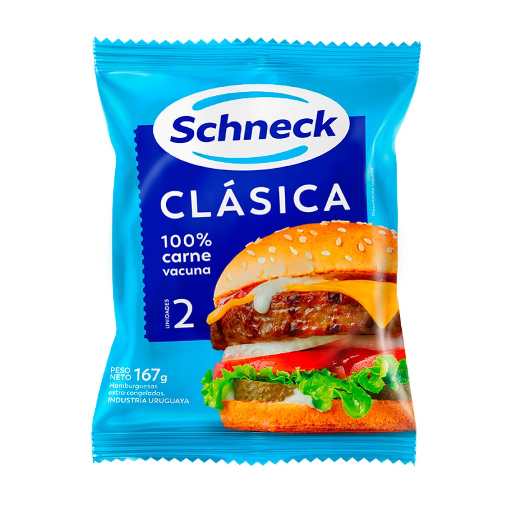 Hamburguesa Schneck x 2 ud