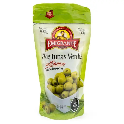 Aceituna Emigrante sin carozo 100g