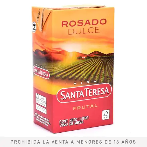 Santa Teresa rosado dulce 1L