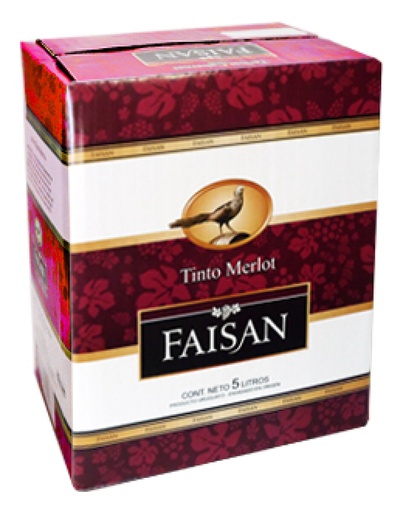 Faisan Tinto Merlot 5lt