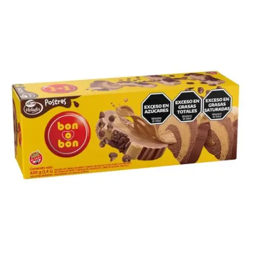 Postre Helado Bon o Bon Arcor 500g